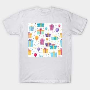 Happy Birthday Party Celebration Pattern 17 T-Shirt